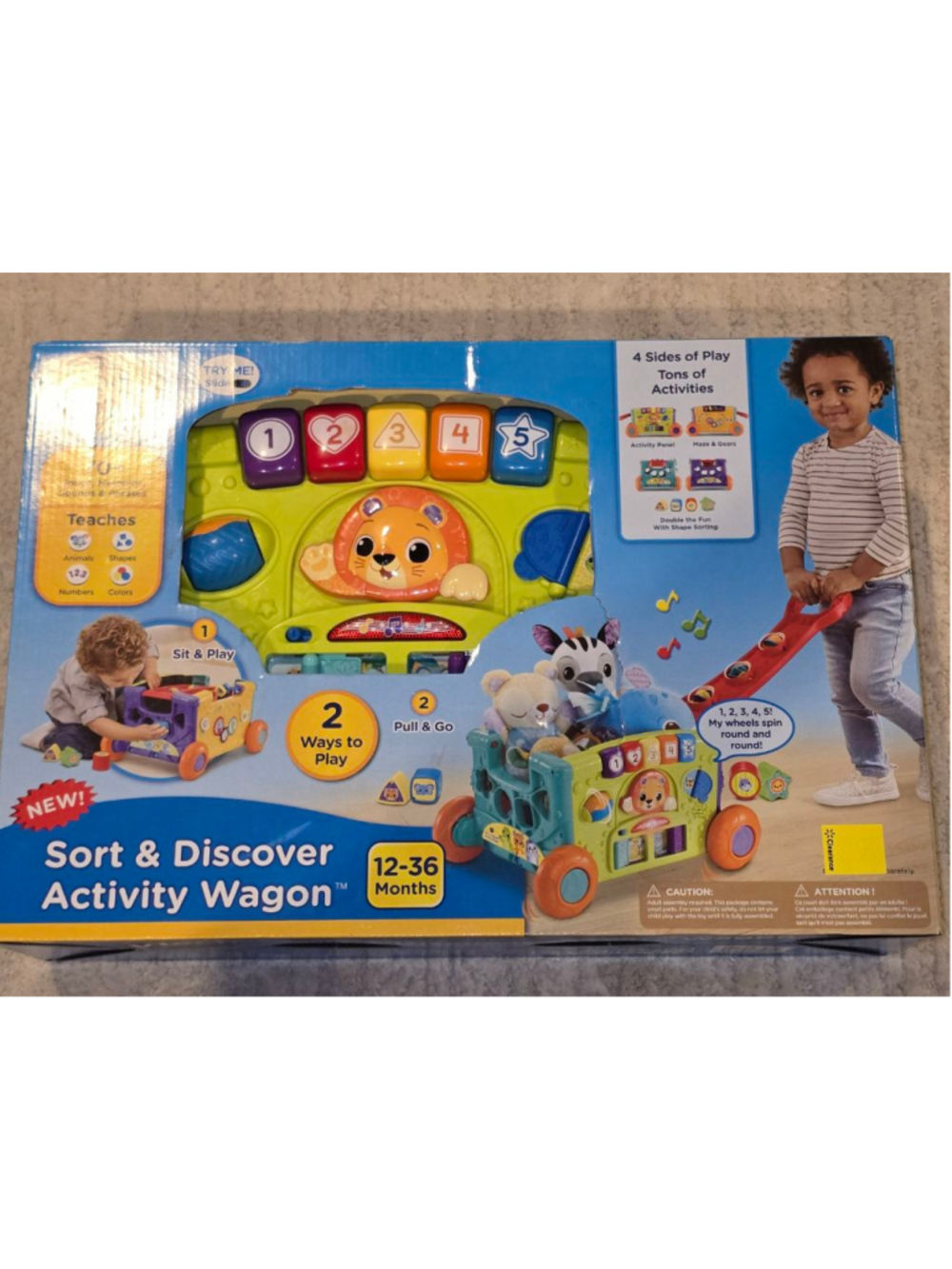 Baby VTech Sort & Discover Activity Wagon Green Orange